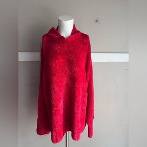 Basic Editions Vibrant Red Knit Sweater